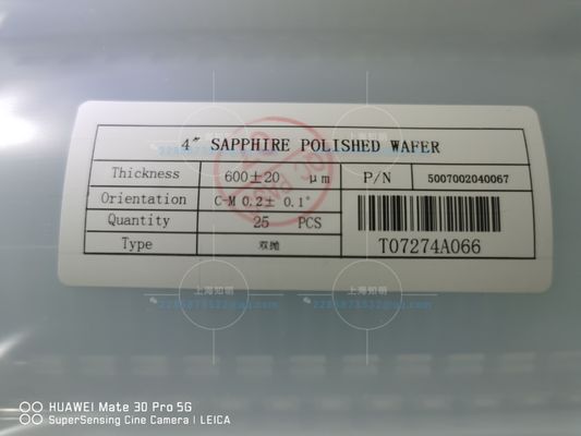 Epi - DSP prêt SSP Sapphire Substrates Wafers 4inch 6inch 8inch 12inch